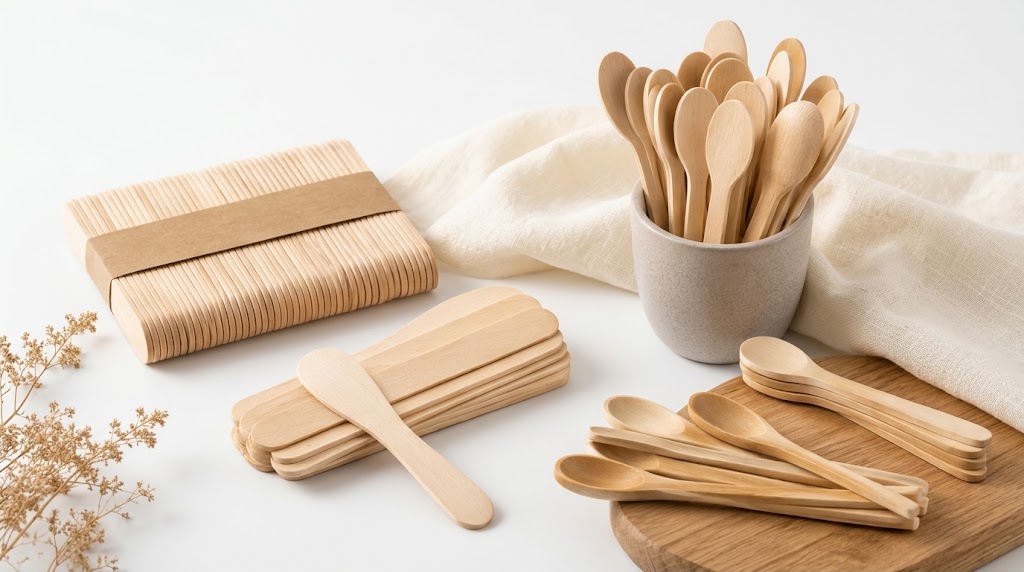 Wooden Ice Cream Sticks